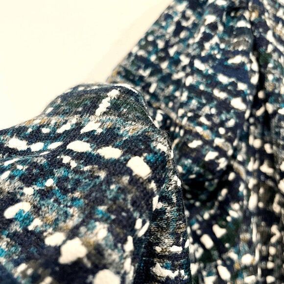 Enfocus Studio Womens Wrap Elbow Sleeve Belted Tweed Dress Gray Black Size 12 - Picture 4 of 9